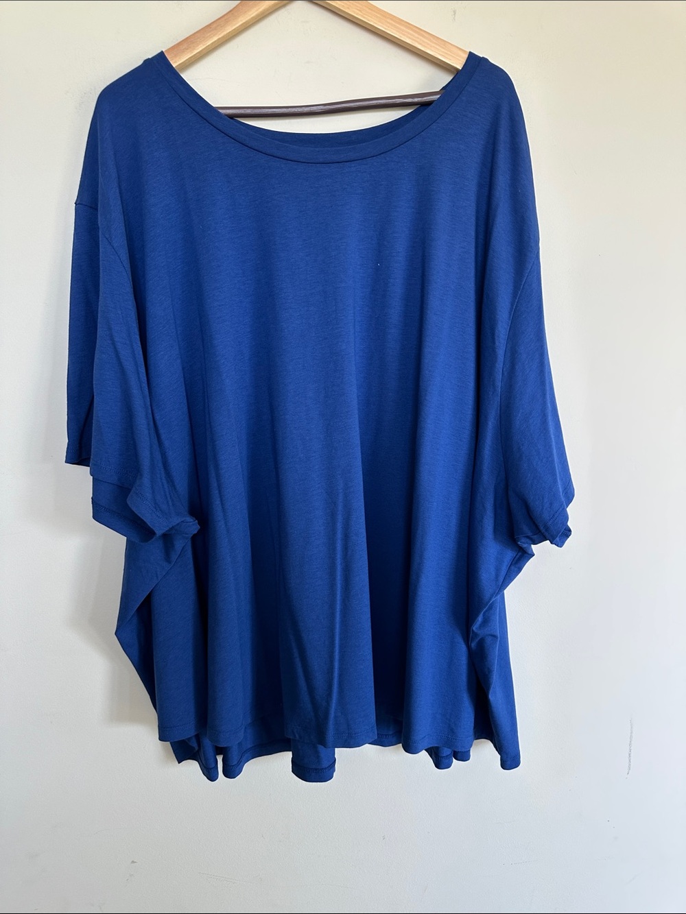 Universal Standard Relaxed Royal Blue Short Sleeve Tee
